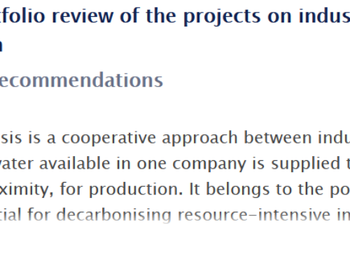 Study and portfolio review of the projects on industrial symbiosis in DG Research and Innovation: Findings and recommendations
