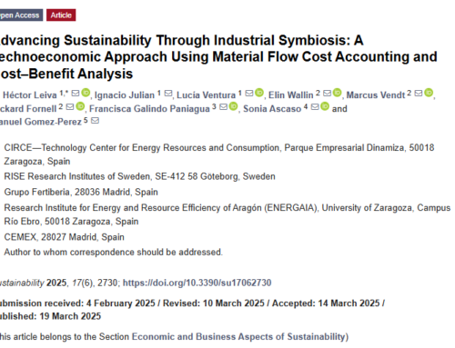 New Publication based on CORALIS: Advancing Sustainability Through Industrial Symbiosis: A Technoeconomic Approach Using Material Flow Cost Accounting and Cost–Benefit Analysis